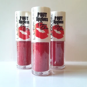 L.A.Colors Pout Lipgloss- Hot Lips CLG646, Lot of 3 - Picture 1 of 5