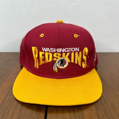 De colección Años 90 Redskins Drew Pearson Snapback Sombrero Gorra de Lana Blockhead Team NFL DE COLECCIÓN Foto 1 de 4