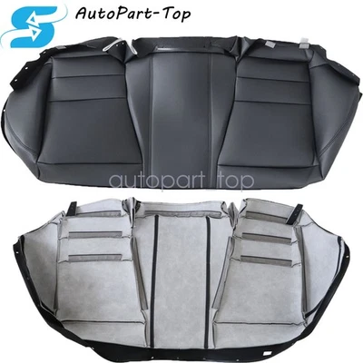 Cubierta de asiento de cuero inferior de banco trasero color negro 2008-2012 apta para Honda Accord Foto 1 de 4