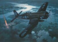 "First Blood" Roy Grinnell Print co-signed by Flying Tiger Ace David "Tex" Hill