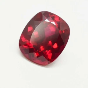 19.75 CT Pigeon Burmese Blood Red Ruby Long Cushion Valuable Exquisite Gemstone - Picture 1 of 7