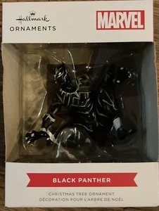 Hallmark Christmas Tree Ornament Marvel Black Panther - Picture 1 of 2