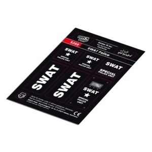 SWAT Police ❤️ STICKER fit for building blocks tiles /5359 - Picture 1 of 1
