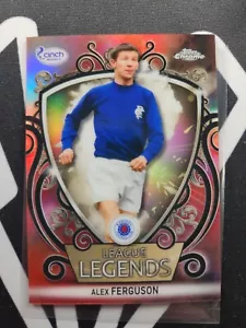 2021-22 Topps Chrome SPFL Alex Ferguson League Legends LL-14 Red Refractor 2/5 - Picture 1 of 2