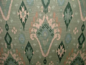 3,4 Meter iLiv Boho Salbei Dickes Leinenmischgewebe Baumwollvorhang Polsterstoff - Bild 1 von 10