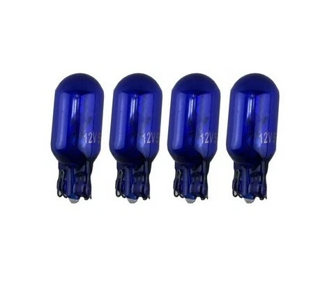 4x Ampoules T10 W5W Blanc Pur Effet Feux De Position Veilleuses 12V Anti-UV - Photo 1/2