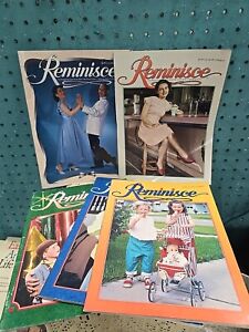 Reminisce Magazine 2007 Lot of 5 Bi-Monthly Issues (Jan-Sept & December)