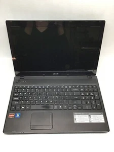 Acer Aspire 5552-7474 Quad-Core 15" Laptop AMD Phenom II -SHORTED POWER -MZ - Picture 1 of 6