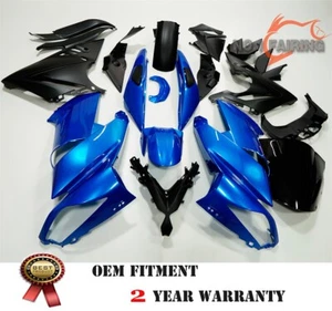 Kit de carenado azul ABS para Kawasaki Ninja 650R ER6F ER-6F 2009 2010 2011 carrocería - Imagen 1 de 10