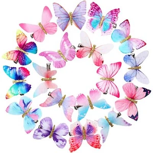 18 Pcs Realistic Butterfly Hair Clips Hair Barrette Hair Accessories for Women - Picture 1 of 5
