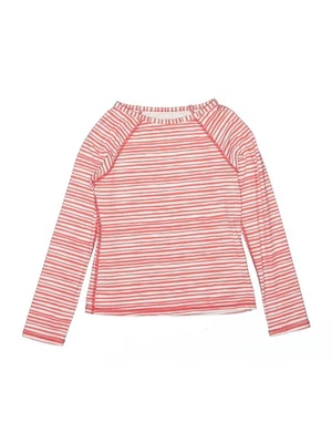 Camiseta roja manga larga Garnet Hill para niñas 4 Foto 1 de 2