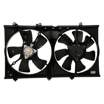For Mitsubishi Lancer 2002-2007 VDO Dual Radiator & Condenser Fan Assembly — 第 1/4 张图片