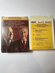 1969 Artur Rubinstein "Chopin: Concerto No. 2" LP RCA Red Seal 8 Track - Imagen 1 de 1