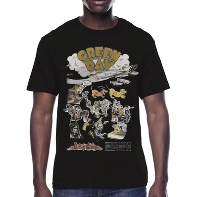 Men's Green Day Dookie Album Graphic Tee T-Shirt - Image 1 of 4