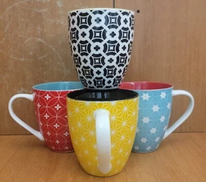 Set di 4 tazze Elekpopu, 14 once / 4 1/4", ottime - Foto 1 di 15