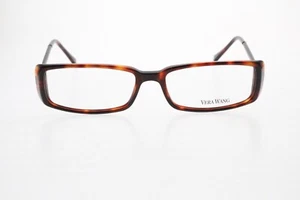 New Vera Wang V178 Tortoise Eyeglasses 50/16-135 mm Handmade in Italy - Picture 1 of 8