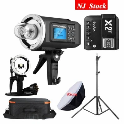 US Godox AD600BM Outdoor Flash X2T Trigger H600B Extend Head Softbox Stand Kit - Image 1 of 4