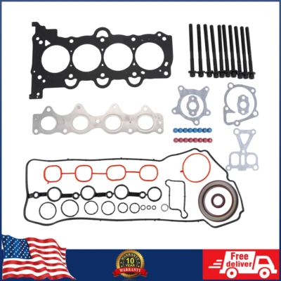 Full Gasket Set Head Bolts HS26554PT For 2012-16 Hyundai Kia Accent Rio 1.6L L4 Foto 1 de 4