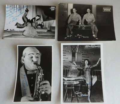 FUNDGRUBE 4 div. Autogramme Varieté Zirkus ab/um 1960 (75051) - Bild 1 von 4