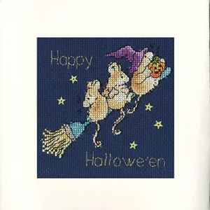 Starry Night Counted Cross Stitch Card Kit by Bothy Threads - Brand New - Picture 1 of 1