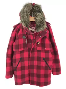 Diesel Damen Wolle Kapuzenparka Jacke Mantel GRÖSSE XS - Bild 1 von 12