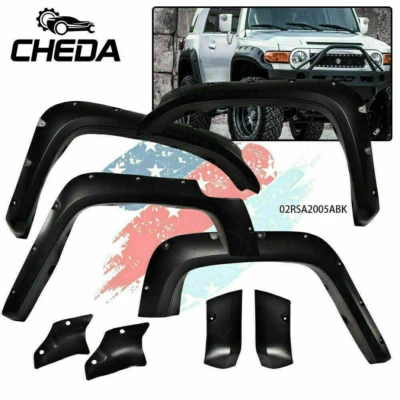 Kit de bengalas de guardabarros lijado estilo remache de bolsillo apto para Toyota FJ Cruiser 07-14 EE. UU. Foto 1 de 4