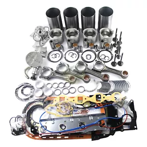 For Isuzu 4JA1 4JA1T Engine Rebuild Kit& Connect Rod& Water/Oil Pump &Plug Glows - Picture 1 of 10