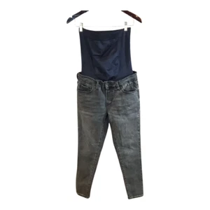 Pantalones de mezclilla ajustados Blanqi con soporte posparto en negro banda de soporte incorporada para mujer 10 - Imagen 1 de 9