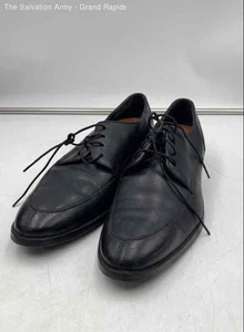 Cole Haan Mens Black Leather Round Toe Lace-Up Oxford Dress Shoes Size 9.5 - Picture 1 of 7