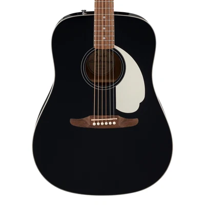 Fender California Standard Redondo - Negro con Nogal FB Foto 1 de 4