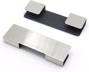 Confezione 2 Proteggi Cerchio Batteria Basso, Protezione Cerchi in Acciaio Inox 2pz, Argento - Foto 1 di 7