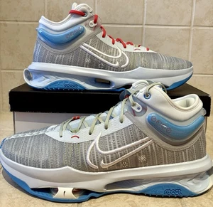NIKE Air Zoom GT Jump 2 Gris Azul Blanco Rojo Zapatos de Baloncesto Tenis para Hombres 18 - Imagen 1 de 5