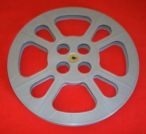 1 *NUEVO* 16mm 1200' CARRETE DE PELÍCULA DE PLÁSTICO (GRIS) - Imagen 1 de 1