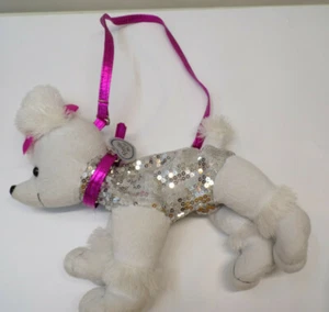 Cartera de plata Poochie & Co con correa púrpura - Imagen 1 de 10