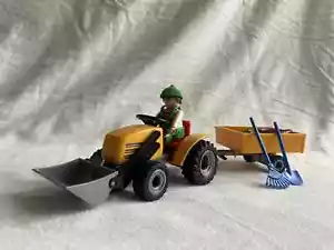 Playmobil 4486 Traktor mit Anhänger, Gartentraktor mit Anleitung, vollständig - Bild 1 von 6