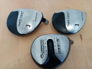 3 wood heads only in good condition x3 - Picture 1 of 8