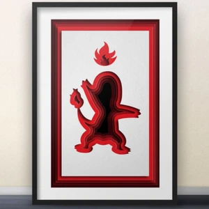 Charmander 11x17" Poster - Pokemon Nintendo Video Games gaming anime print - Picture 1 of 2