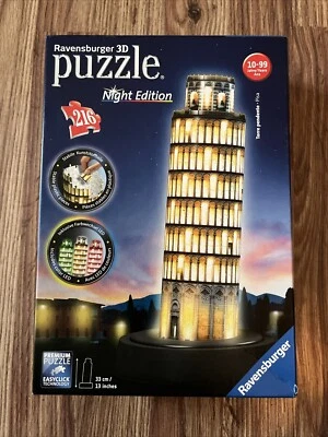 RAVENSBURGER 2007 3D PUZZLE TOWER OF PISA  216 PCS ITEM NR 12 515 9 - Image 1 of 4
