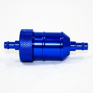 BLUE Racing Performance Inline Fuel Filter Cleaner PIT PRO Quad Dirt Bike ATV - Picture 1 of 3