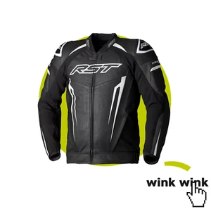 Chaqueta de Cuero RST Tractech Evo 5 (CE) - Negra/Blanca/Negra - Imagen 1 de 6