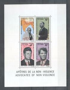 (870324) Space, Map, Kennedy, Gandhi, M.L.King, Cameroon