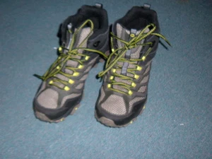 Merrell Moab FST Mid Waterproof Hiking Boots Olive Black J37595 Men size 8.5 - Picture 1 of 7