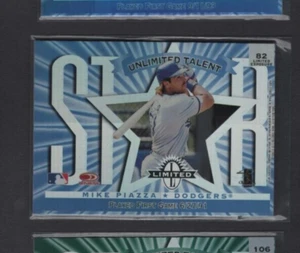 1997 DONRUSS LIMITED EXPOSURE UNLIMITED REFRACTOR #82 MIKE PIAZZA MINT COND SP - Picture 1 of 2