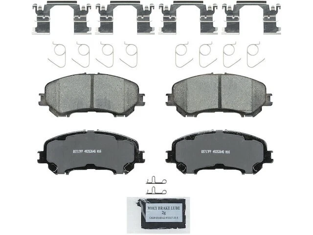 Juego de pastillas de freno delanteras para Nissan Rogue 2014-2021 2,5 L 4 cilindros 2017 2015 2016 YN177BF Foto 1 de 1