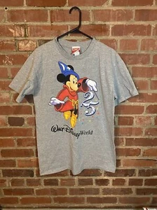 Vintage 90s USA Walt Disney World Shirt Gray 25th Anniversary Mickey Adult Large - Bild 1 von 6