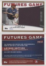 2010 Topps Pro Debut Futures Game Relics Gold /25 Leyson Septimo #FGR-LS