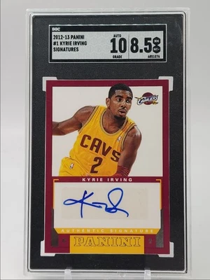 KYRIE IRVING 2012-13 PANINI BALONCESTO FIRMAS DE NOVATO RC AUTOMÁTICO SGC 8,5 Q2167 Foto 1 de 2