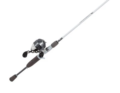ProFISHiency 6'3" Grey/White Spincast Combo | 6'3" Medium Action 2pc IM6 - Image 1 of 2
