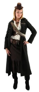 Victorian Steampunk Brown Mini Costume Top Hat - Picture 1 of 1