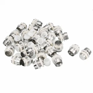 30 Pack 10mm LED Lamp Holder Light Bulb Socket Plastic Chrome Plated - Picture 1 of 4